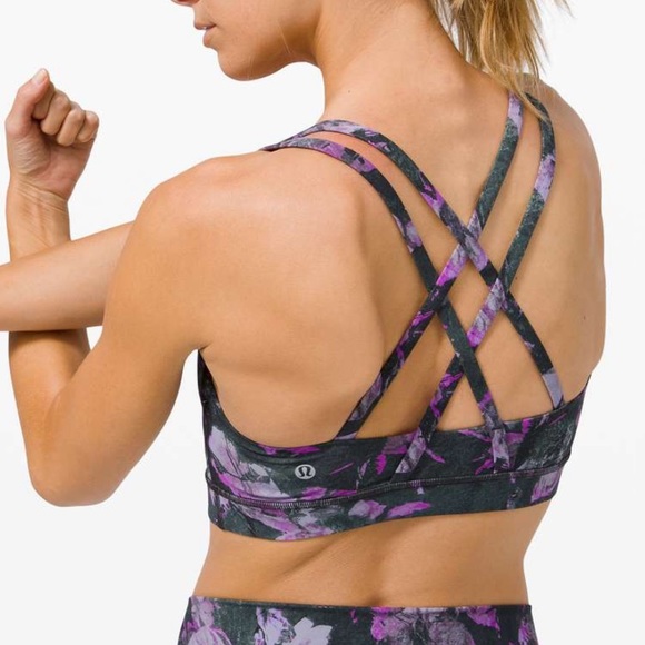 💕LULULEMON ENERGY BRA-FLORAL SHIFT MULTI, 8💕 - Picture 8 of 13